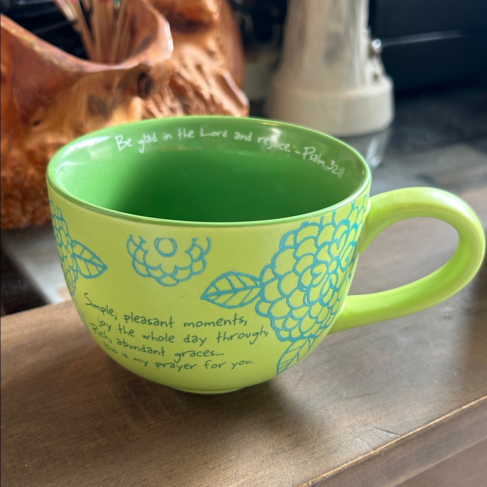 ABBEY PRESS Inspirational Green Large Mug
